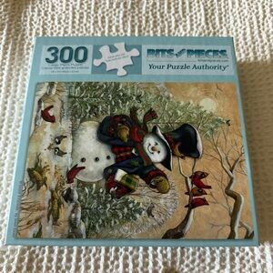 Bits and Pieces Snowman Winter Scene Puzzle - 300 Pieces